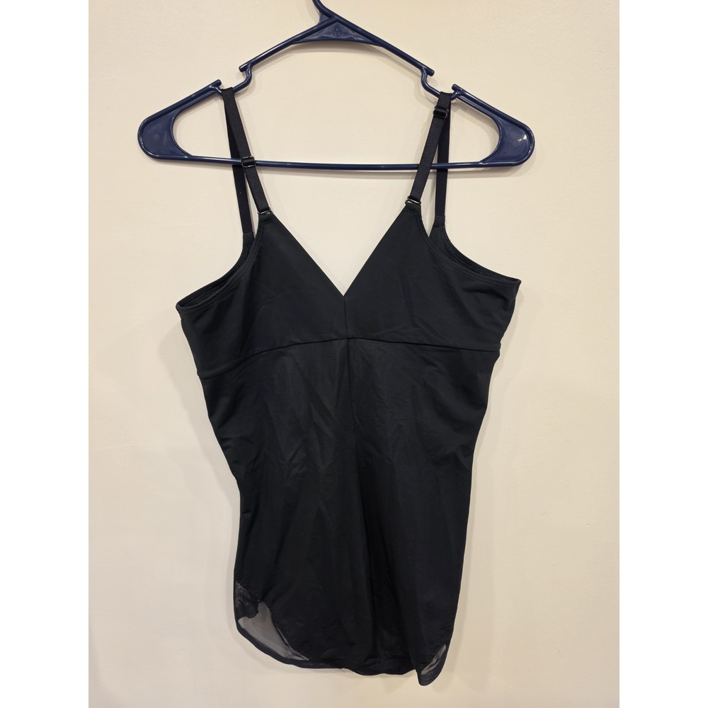 Spanx Red Hot XL Open Bust‎ Bodysuit Shaping Black